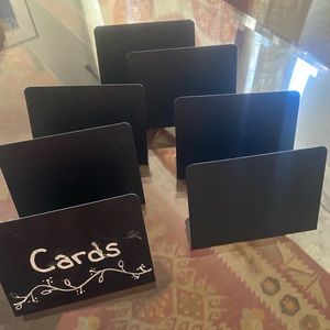 Small plastic Chalkboard Signs